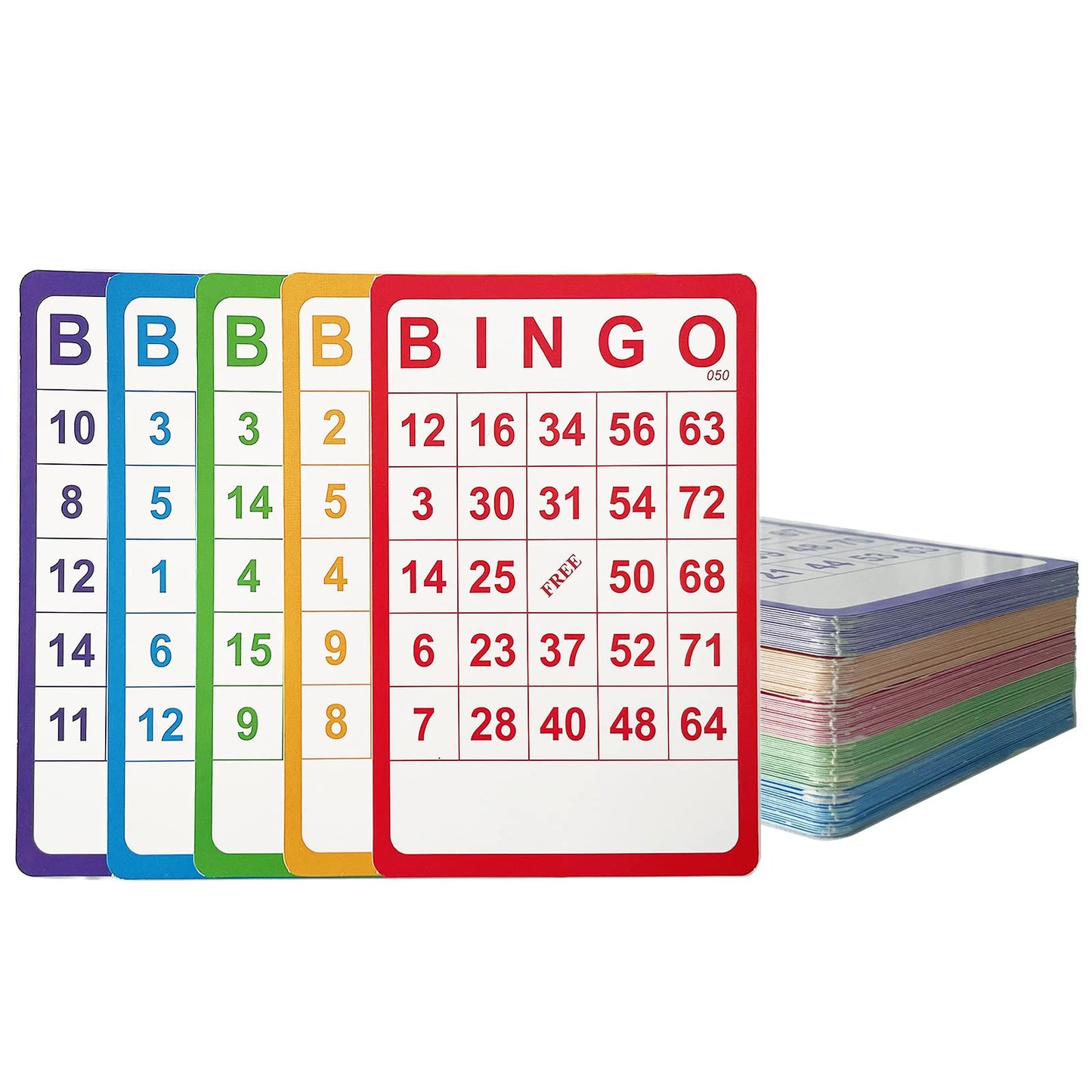 Yuanhe Complete Bingo Game Set - 100 Bingo Cards,1000 Chips and Deck of Calling Cards for Family,Large Groups,Parties,Game Nights