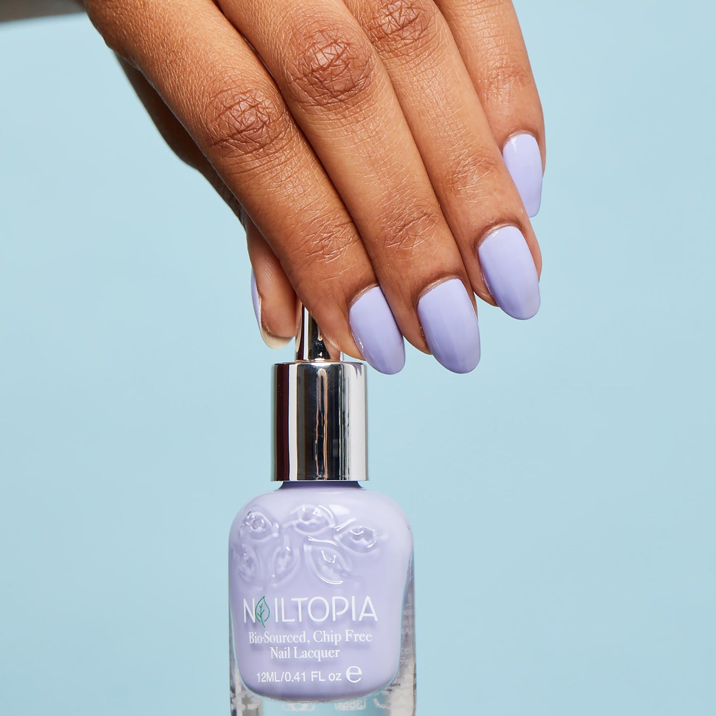 Nailtopia Bio-Sourced, Chip-Free Nail Lacquer - Fast Dry Nail Polish - Superfood-Infused - Natural Nail Polish - Keep It 100-0.4