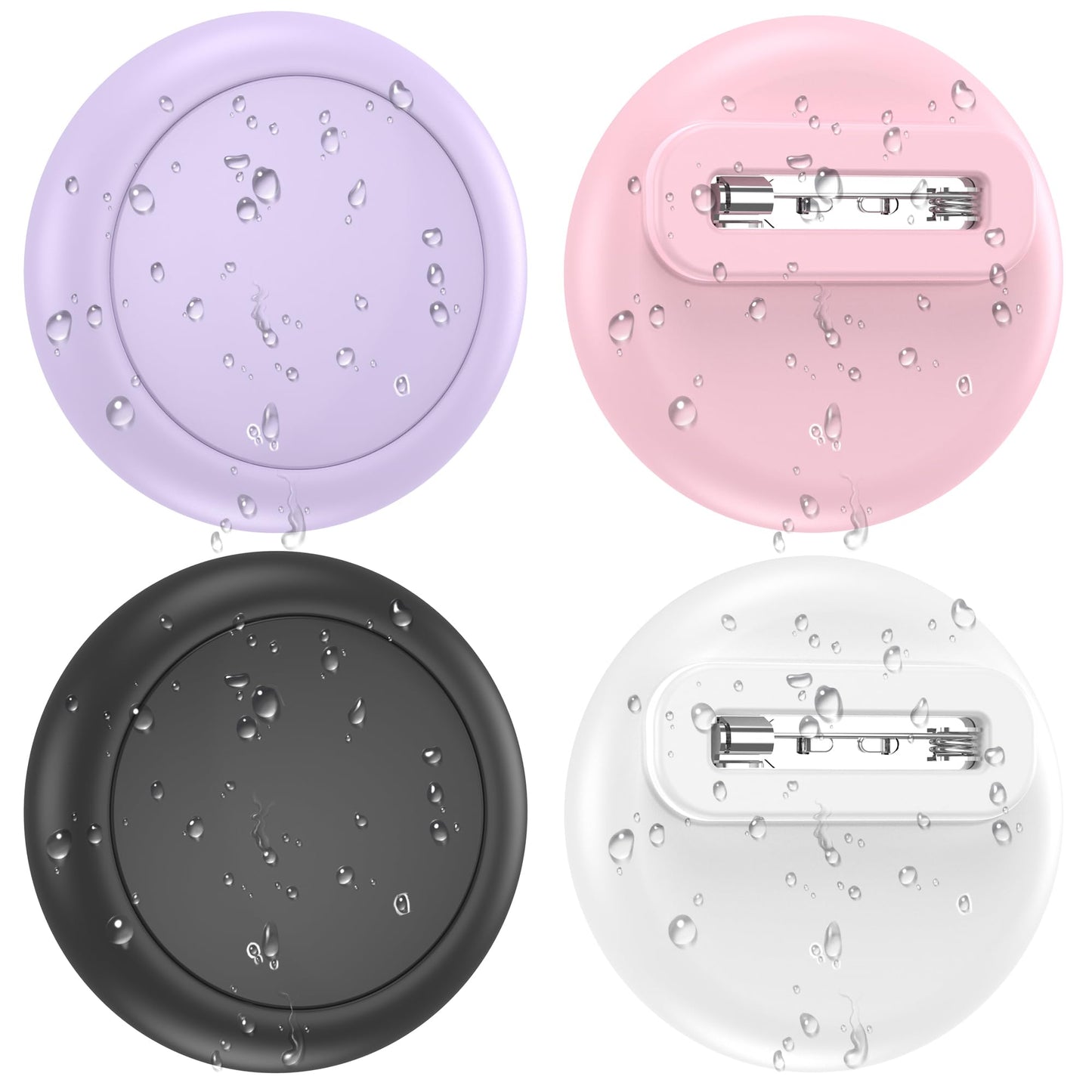 Compatible with Hidden Apple AirTag Holder for Kids, Air tagholder for Kids AirTag Pin with Brooch- Waterproof & Discreet Tracke