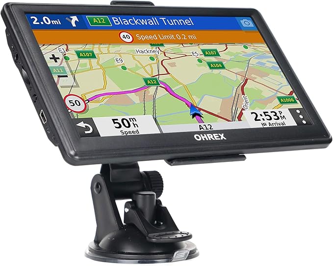 OHREX N700 GPS Navigator for Car Truck RV 2025,Truck GPS Commercial Drivers,Large 7”Trucker GPS,Latest 2026 Map with Free ...