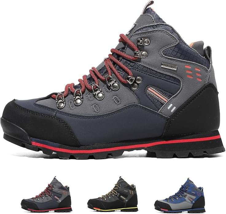 Men's Hiking Boots, Men's Climbing Boots, Durable Outdoor Footwear for Rugged Adventures, Waterproof Backpacking Shoes for...
