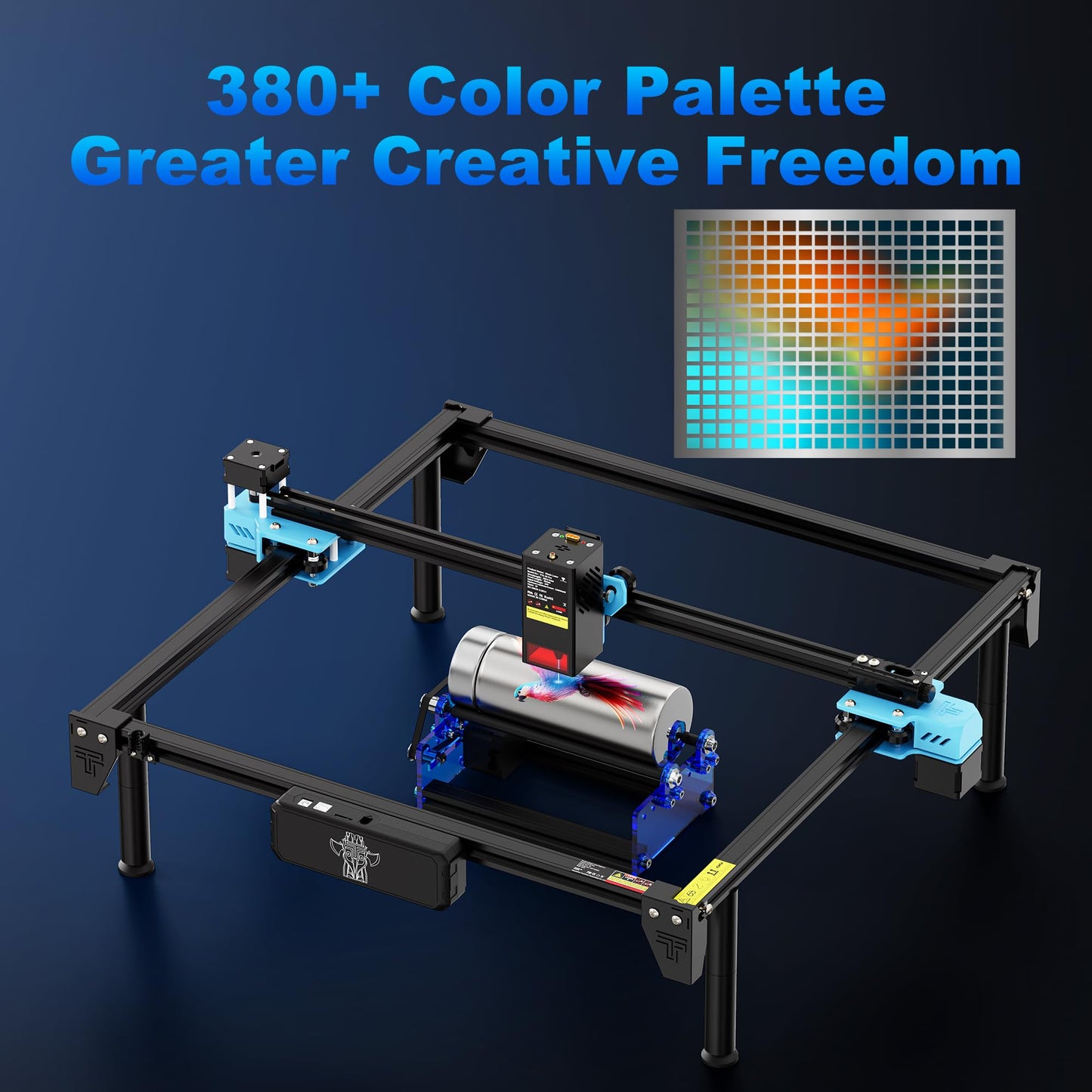 Twotrees TTS-20 Pro Laser Engraver, 20000mW Laser Engraver Machine and Cutter, Ideal for DIY Laser Engraving Projects. Processes Wood, Metal, Acrylic, and Glass 27.4-inch × 23.4-inch Laser Cutter
