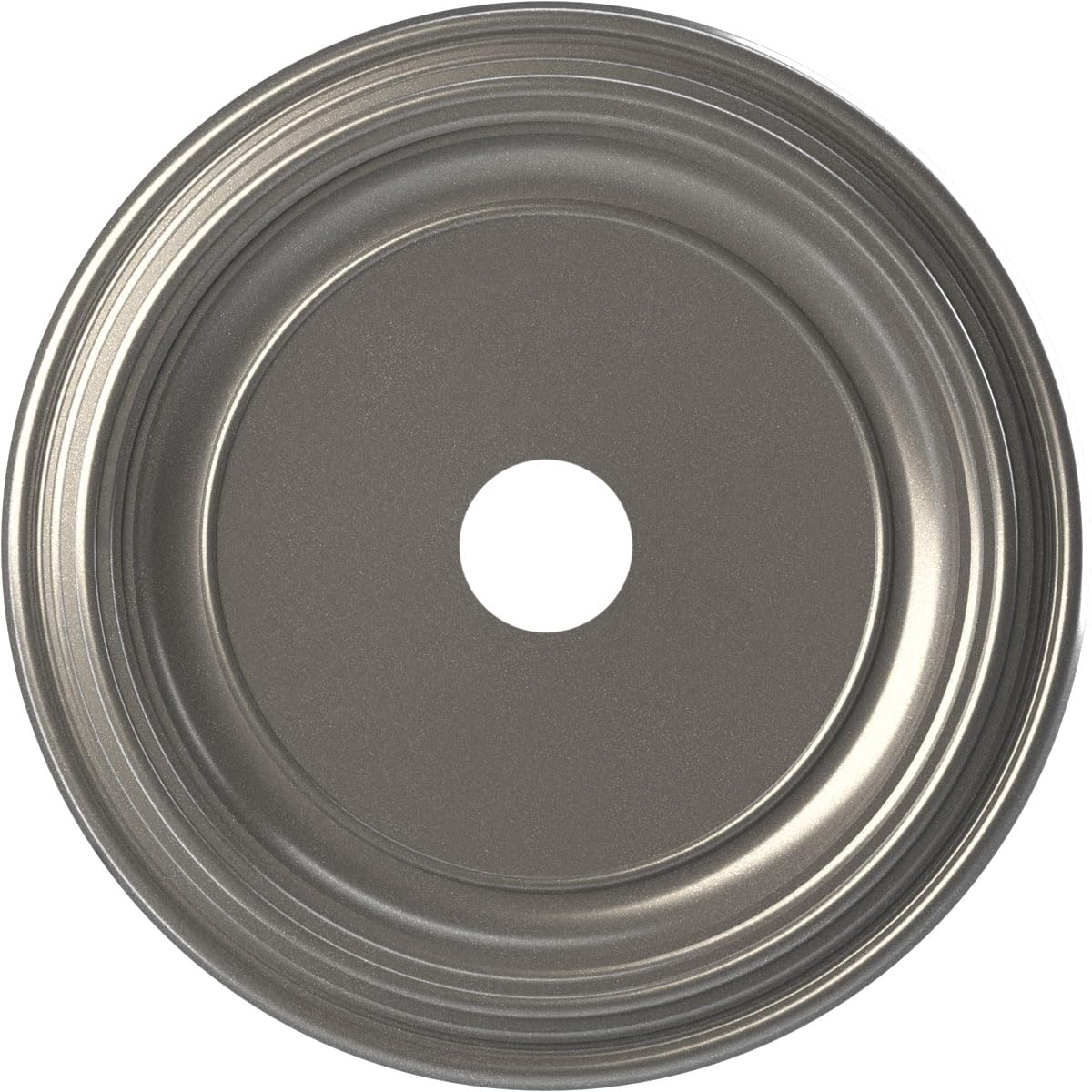 Ekena Millwork 22Od X 3 1/2Id X 1 1/2P Traditional Thermoformed Pvc Ceiling Medallion (Fits Canopies Up To 13 1/2), Aged Dark St