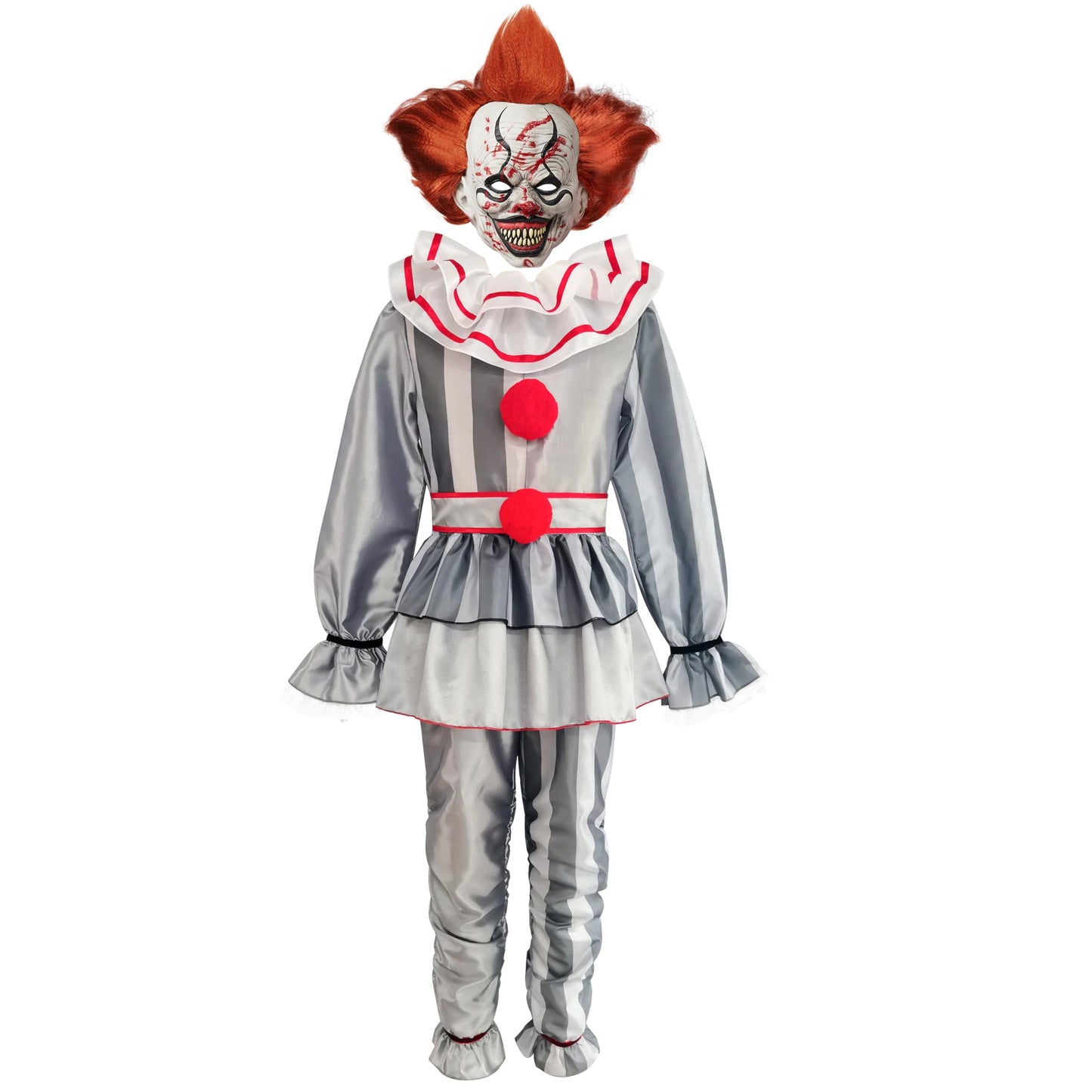 Spooktacular Creations Boy Scary Clown Costume, Scary Halloween Costume Kids, Killer Clown Outfit for Boys