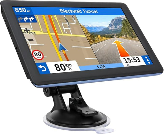 7" GPS Navigator for Car Truck RV, Car GPS Navigation System with 2026 Maps, Lifetime Free Updates, Voice Guidance, Speed...