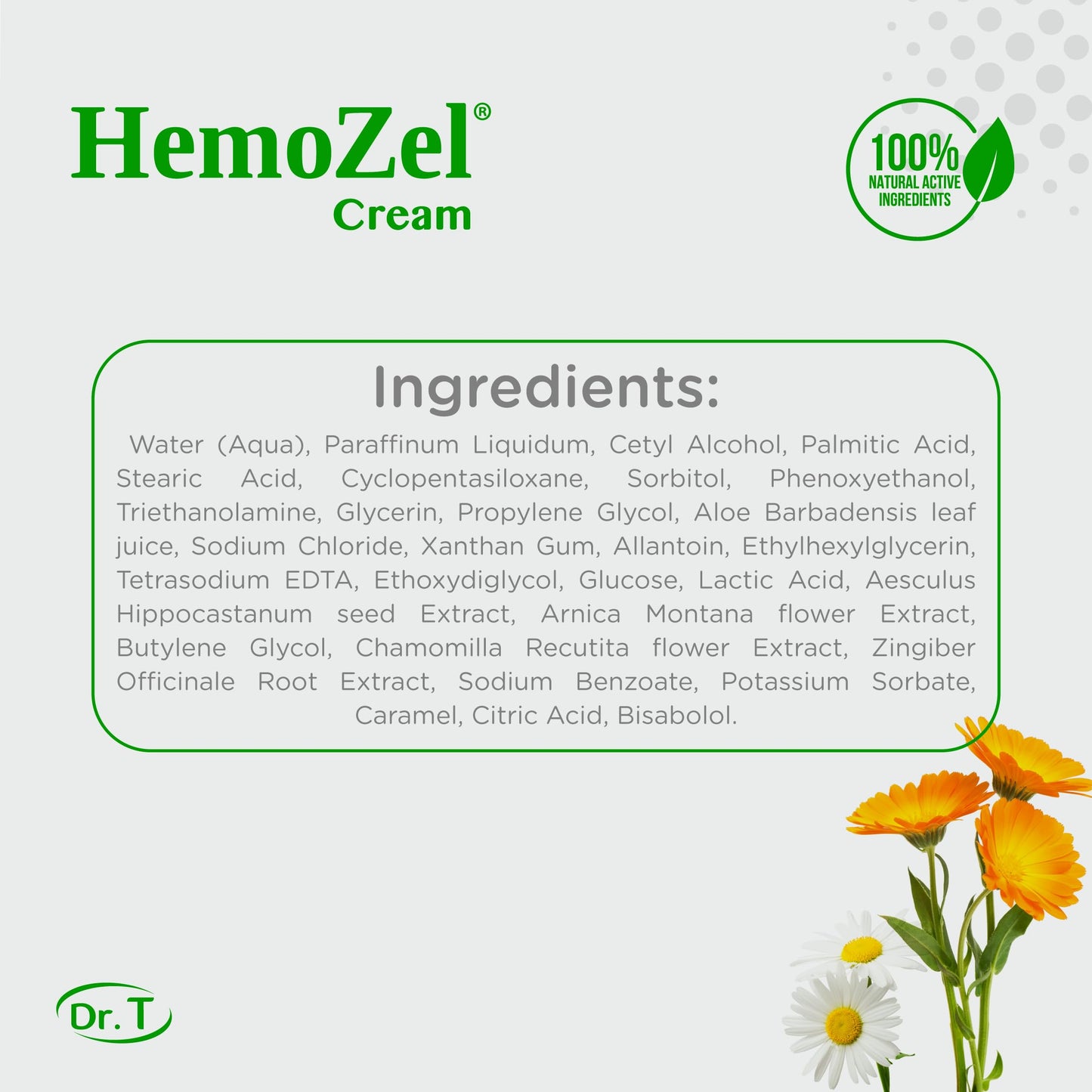 Soothing & Restorative Cream - Natural Relief for Skin Irritations, Bruises, Redness & Dryness - with Bisabolol, Arnica, Aloe Ve