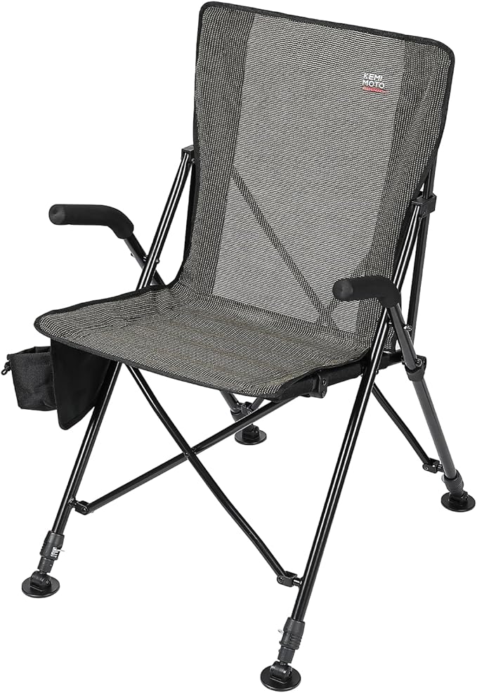 KEMIMOTO Hunting Blind Chair 360 Degree Silent Swivel, 300 Lbs Height Adjustable Quick Folding Portable Comfortable Huntin...