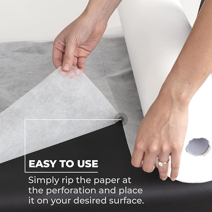 Disposable Massage Bed Cover - 60 Sheets Per Roll, Non-woven Disposable Material - Ideal for Spa, Massage Table, Tattoo, Waxing Table - No Crinkle Table Sheets - 31.5 x 71 Inches (6 Rolls)