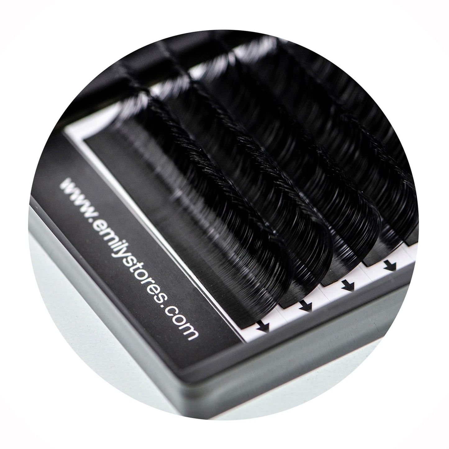 EMILYSTORES Lash Extensions 0.07mm Thickness J Curl Length 10mm Natural Looking Easy Fan Eye Lashes For Eyelash Extensions(0.07,