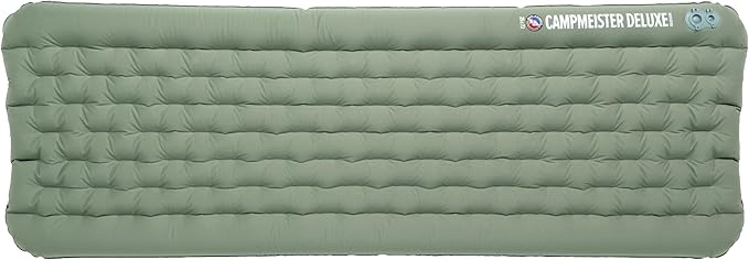 Big Agnes Campmeister Deluxe - Insulated Sleeping Pad, Ultralight Inflatable Mat For Camping, All Season Compact Backpacki...