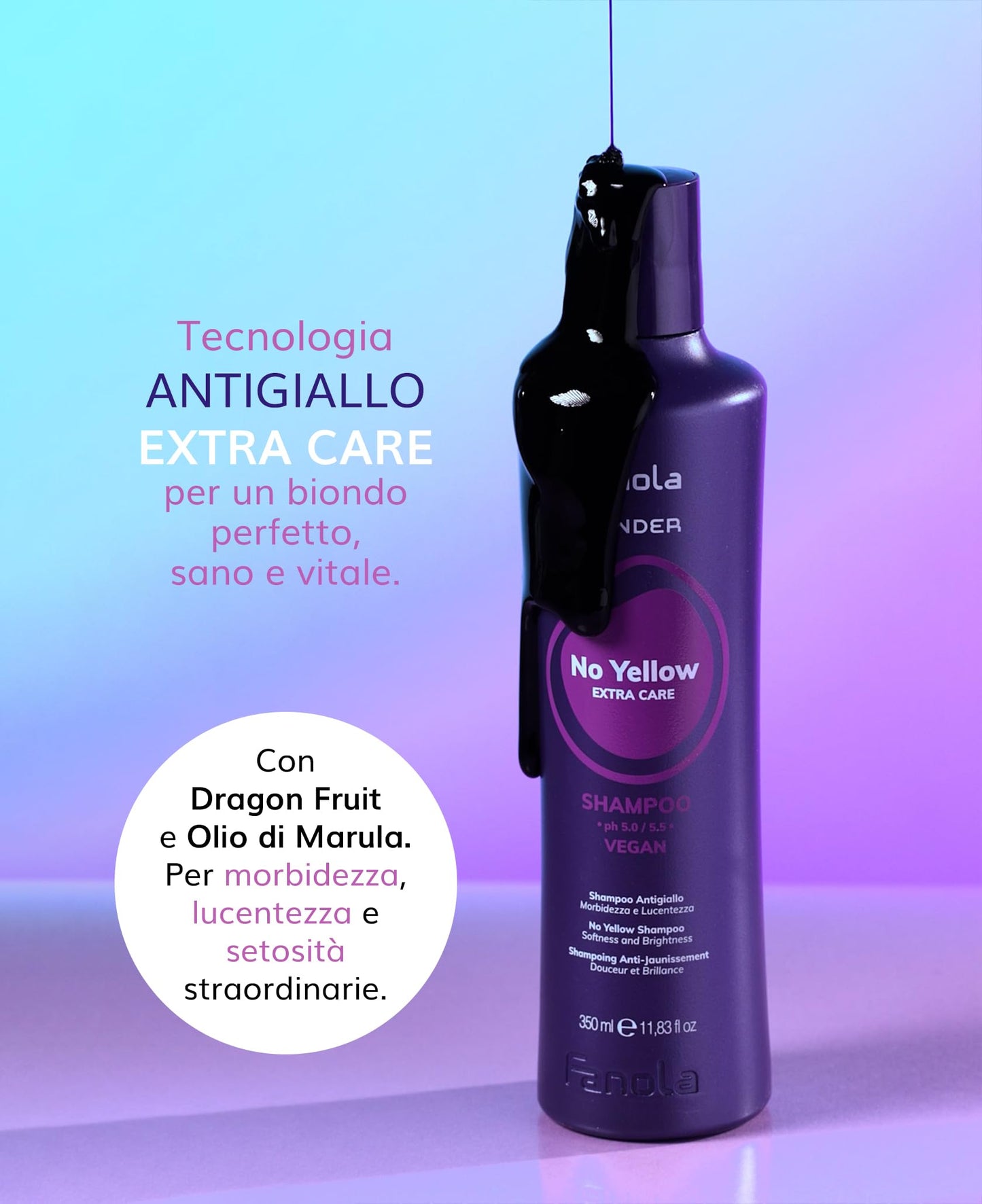Fanola Wonder No Yellow Shampoo 33.8 Fl Oz