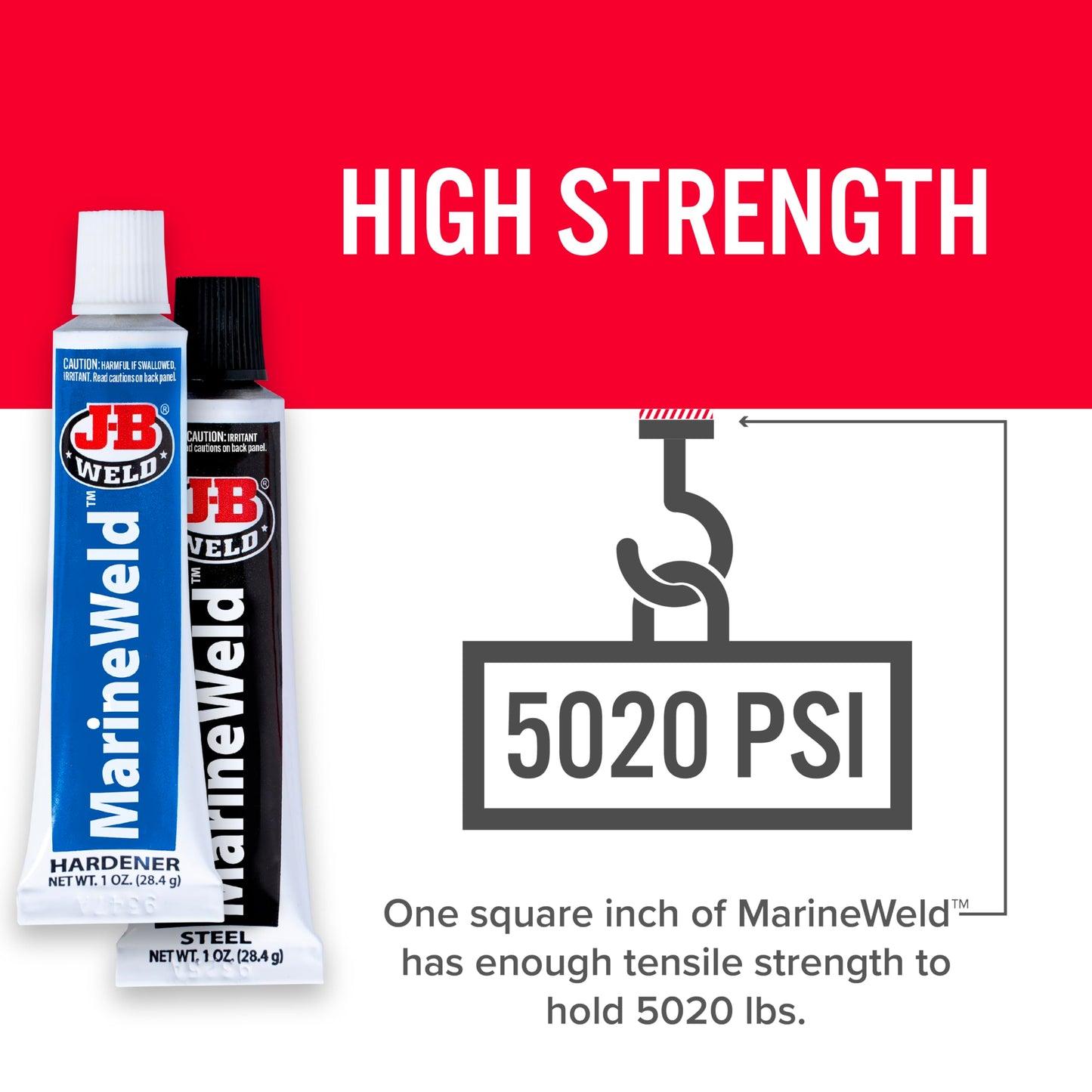 J-B Weld 8272 MarineWeld Marine Epoxy - 2 oz.