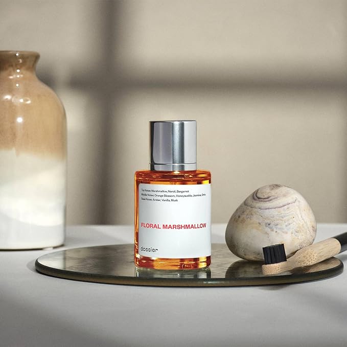 Dossier - Eau de Parfum - Floral Marshmallow - Inspired by By Kilian's Love,Don't Be Shy - Perfume Luxury - Pure Infused - Paraben-Free - Vegan - Feminine - For Women -Fragrance 1.7 Fl 0z (Spray 50ml)