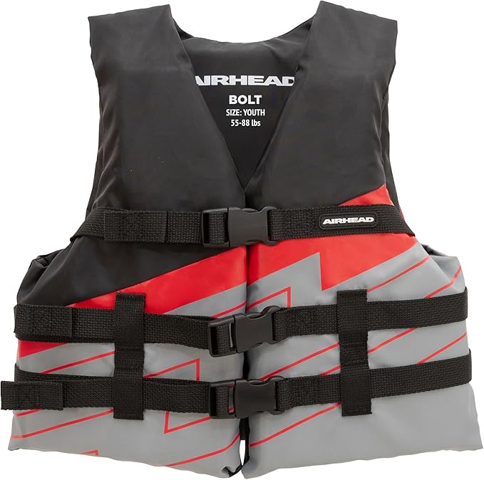 Airhead Bolt Life Vest | Closed Sided PFD | Child, Youth and Adult