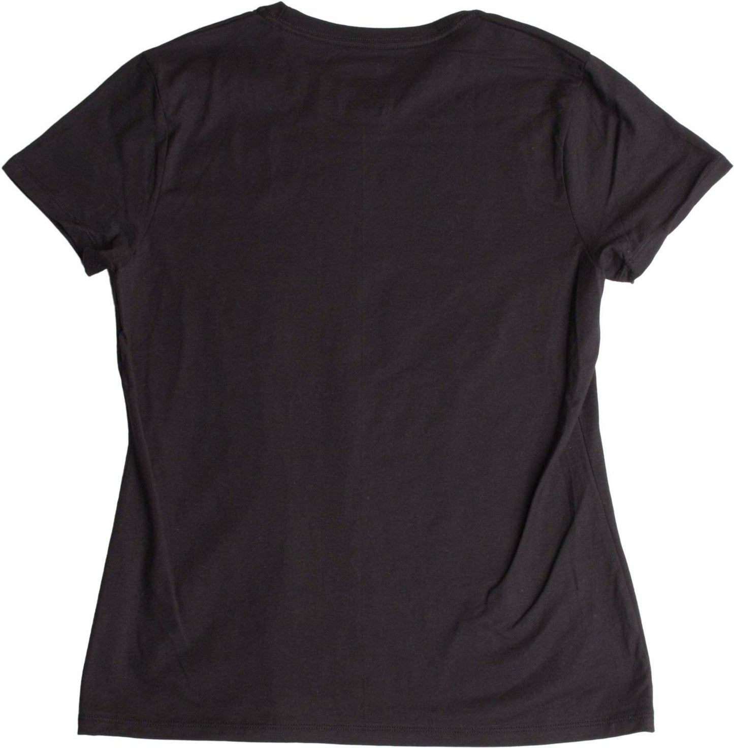 Ann Arbor T-shirt Co. Jolly Roger Pirate Flag | Skull & Crossbones Caribbean Cruise Costume Ladies' Tee-M