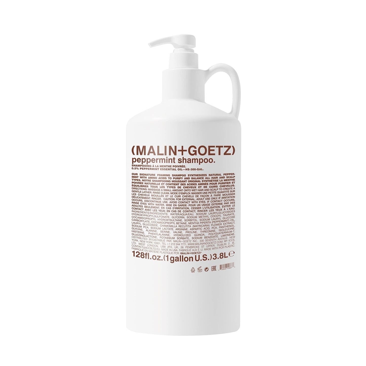 Malin + Goetz Peppermint Shampoo - Men & Women Clarifying Shampoo, Natural Hair Shampoo to Cleanse & Hydrate, Scalp Shampoo Trea