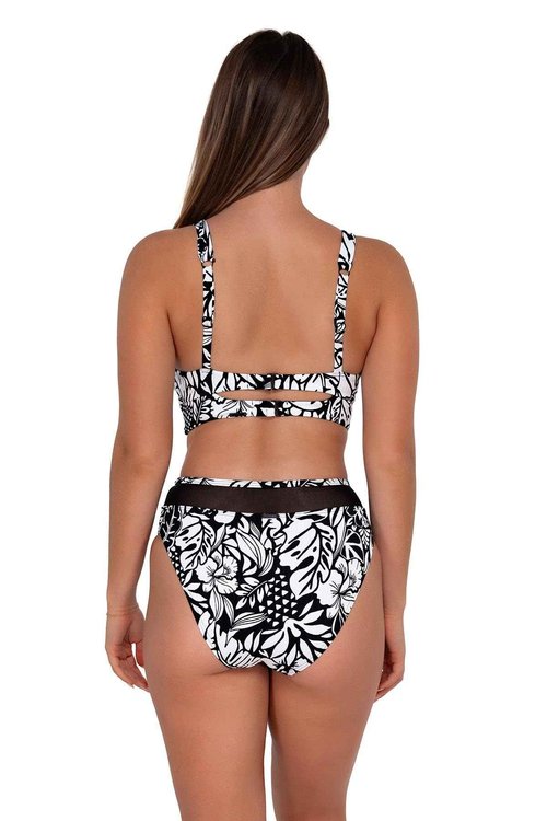 Sunsets Caribbean Seagrass Texture Annie High Waist Bottom