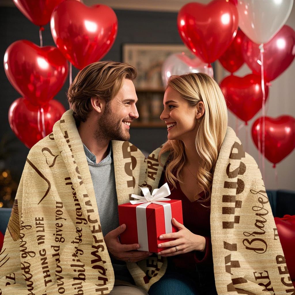Neuturs Gifts for Husband Blanket, Husband Gifts from Wife, Husbands Birthday Gift, Romantic Fathers Day Christmas Wedding Anniversary Love Birthday Gift for Him Men, to My Husbands Blanket 60"X50"
