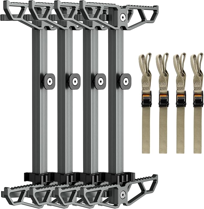 Panbofoda Climbing Sticks,Aluminum Non-Slip Hunting Climbing Steps,Lightweight Tree Climbing Hunting Gear Hunting Accessor...