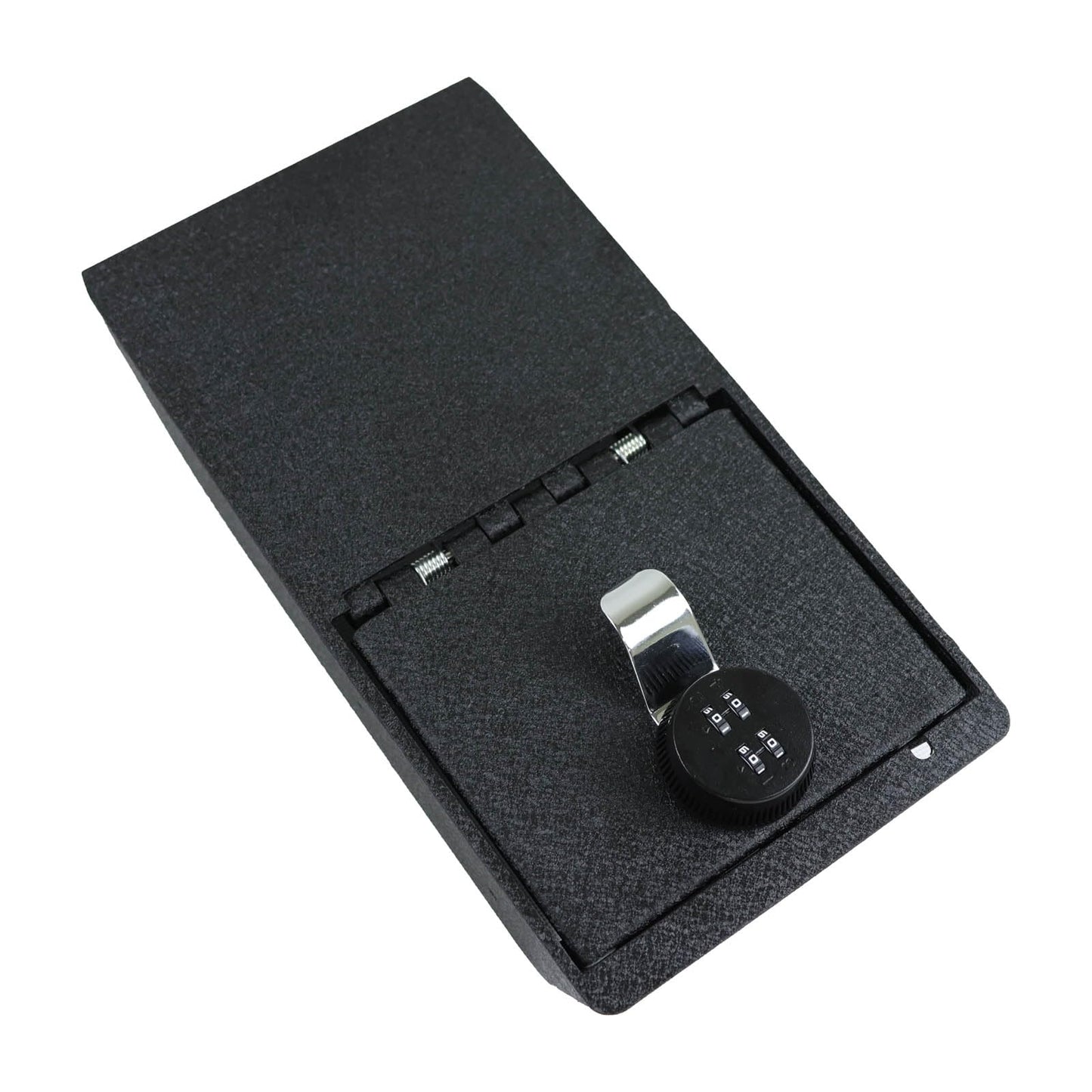 Center Console Safe Vault - KEREN Console Gun Safe Box Compatible with Tesla Model 3 2024-2025, High Security 4 Digit Combination Lock