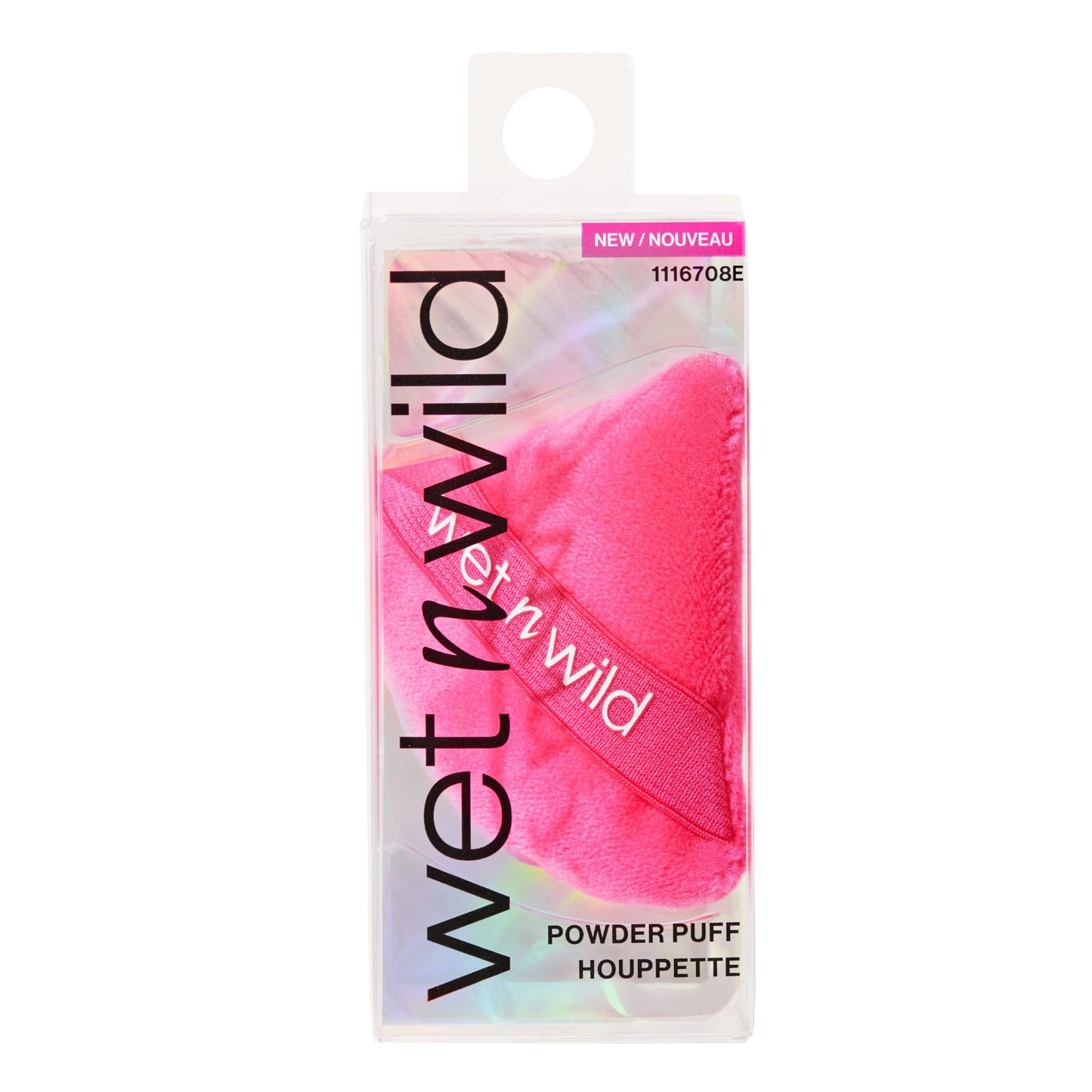 wet n wild Powder Puff, Ultra-Soft Velvet Triangle Puff for Loose & Pressed Powder, Precision Application Around Eyes & Nose, Re