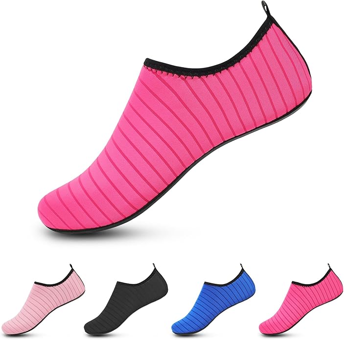 Water Shoes for Women Men Slip-on Barefoot Aqua Yoga Socks for Swim Pool Beach Surf River