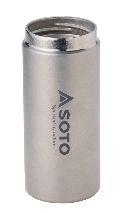 SOTO Titanium Water Bottle - Ultralight, Leak proof, Double-Wall Vacuum Sealed Water Bottle with Lid for Camping Hiking, Backpacking, Cycling, Outdoor & Picnic (200ml)
