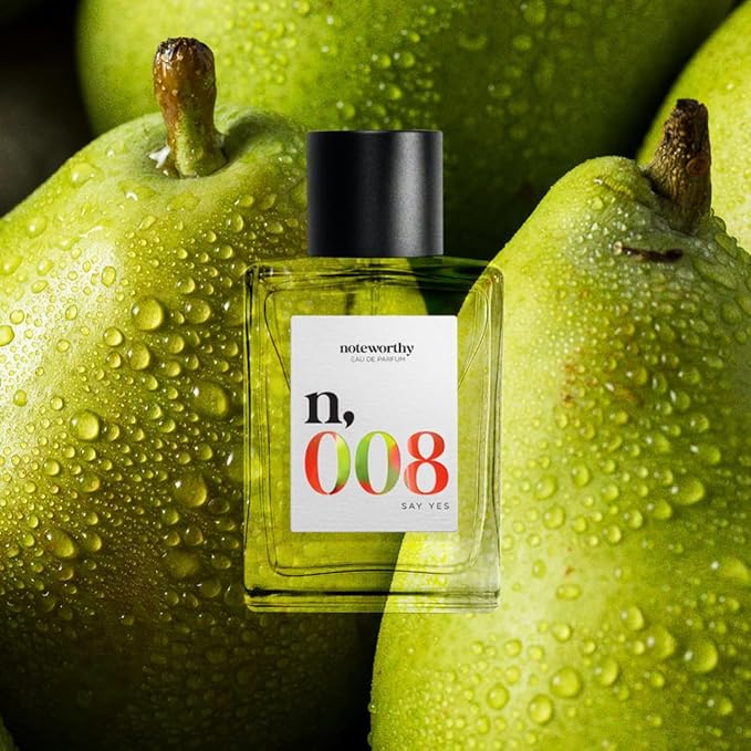 Noteworthy n,008 Say Yes Eau De Parfum – Pear, Gardenia, Sandalwood | Sophisticated, Warm Fragrance for Any Occasion | Long-lasting Unisex Perfume for Women & Men (100ml)