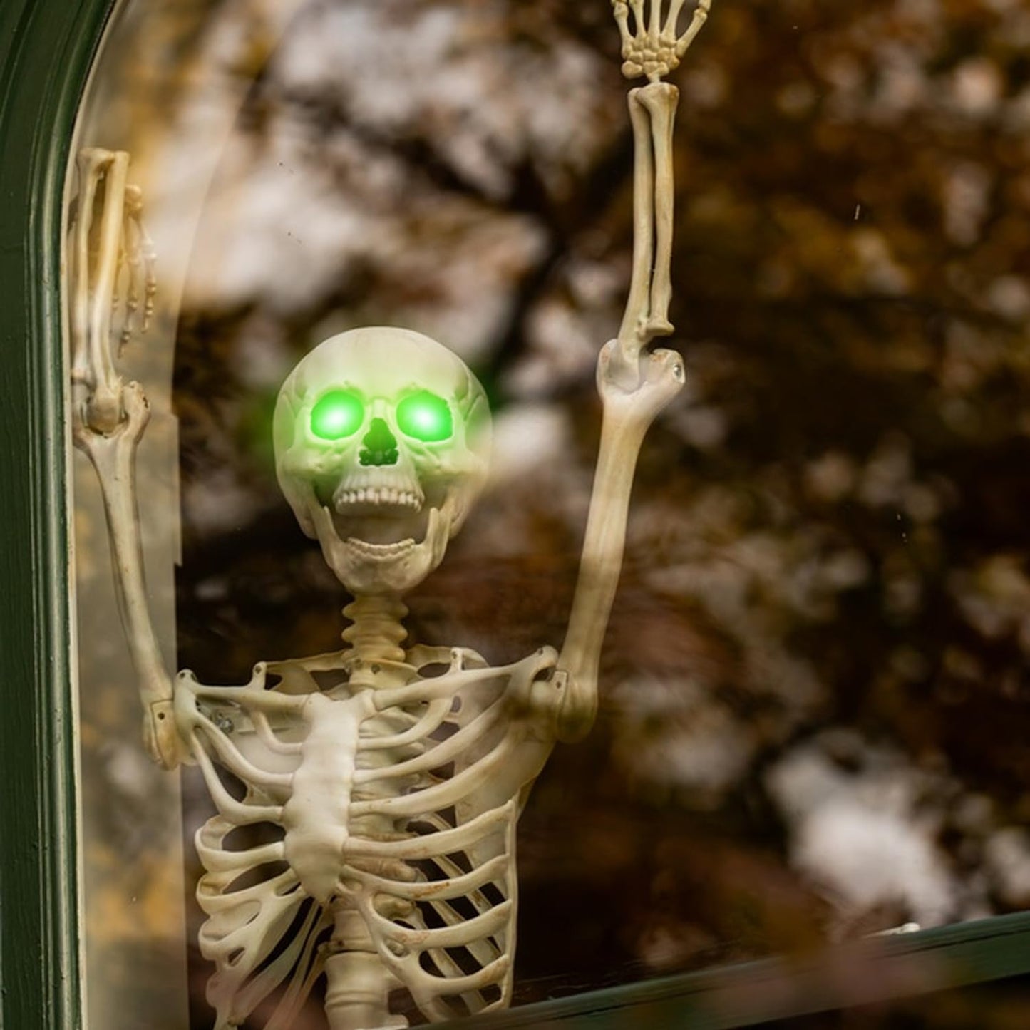 Halloween Led Glowing Eyes with Timer,2 Pcs Light Up Skeleton Eyes,Horror DIY Eyes for Masks,Pumpkins,Tombstones,and Props(Batteries Not Included) (Purple)