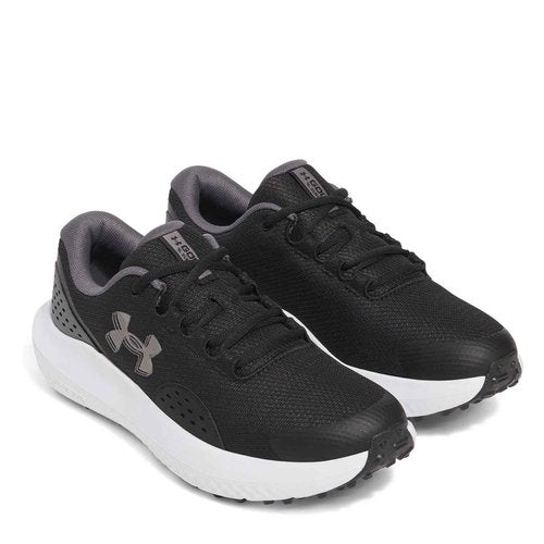 Under Armour Men's Surge Golf Cleat, (001) Black/Castlerock/Metallic Gun Metal, 12, US