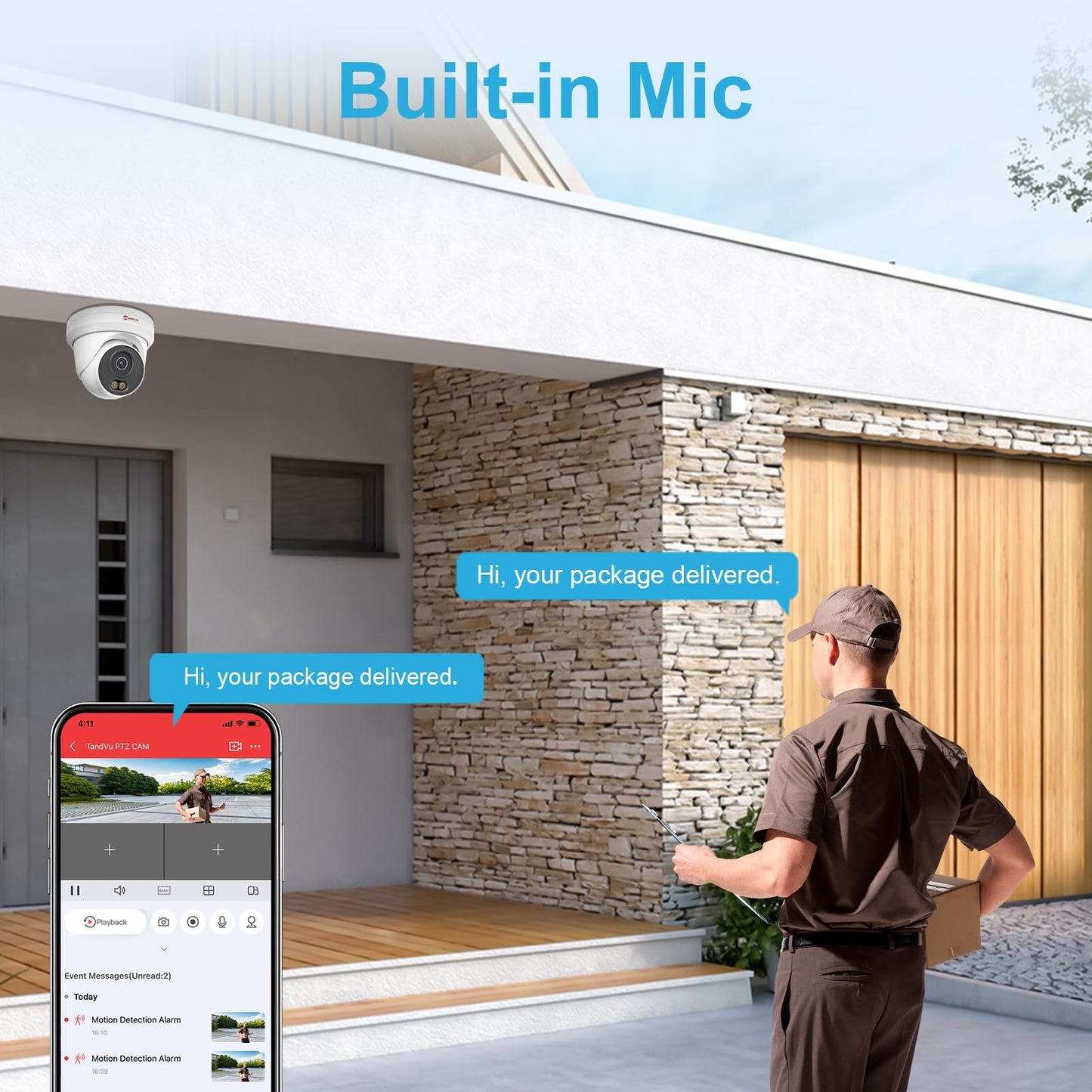 Anpviz 6MP PoE IP Camera, 3K Full Metal Turret Security IP Camera Outdoor Indoor, Smart Dual Light Color Night Vision, AI Human Vehicle Detection, Built-in Mic, 2.8mm Lens, IP66 Waterproof, NDAA