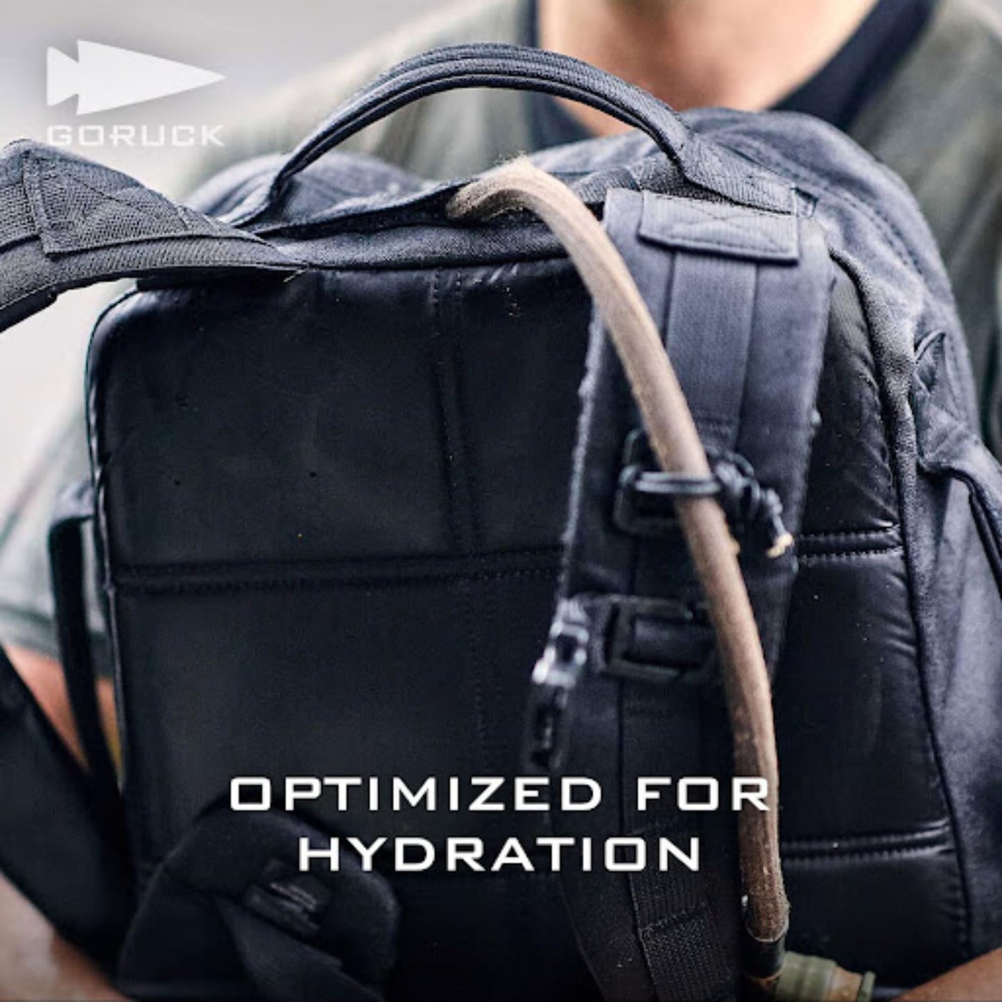 GORUCK Rucker 4.0 20L Black - Purpose Built Rucking Backpack, Military Weight Training Rucksack w/Ruck Plate Pocket and Extra Padded Straps