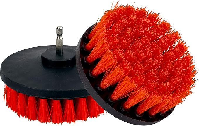 Maxshine Universal M8 Medium-Duty Drill Brush for Upholstery & Carpet (5”) | Power Scrubber Attachment for Car Detailing, Leather, Fabric & Home Cleaning | Deep Cleaner Removes Stains & Grime