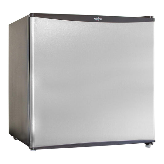 Koolatron Refrigerator - Mini Fridge With Freezer For Kitchen, Bedroom, Office, Dorms, Cool Storage For Wine, Beverages, Compact Free Standing, 1.6 Cubic Feet Capacity, White