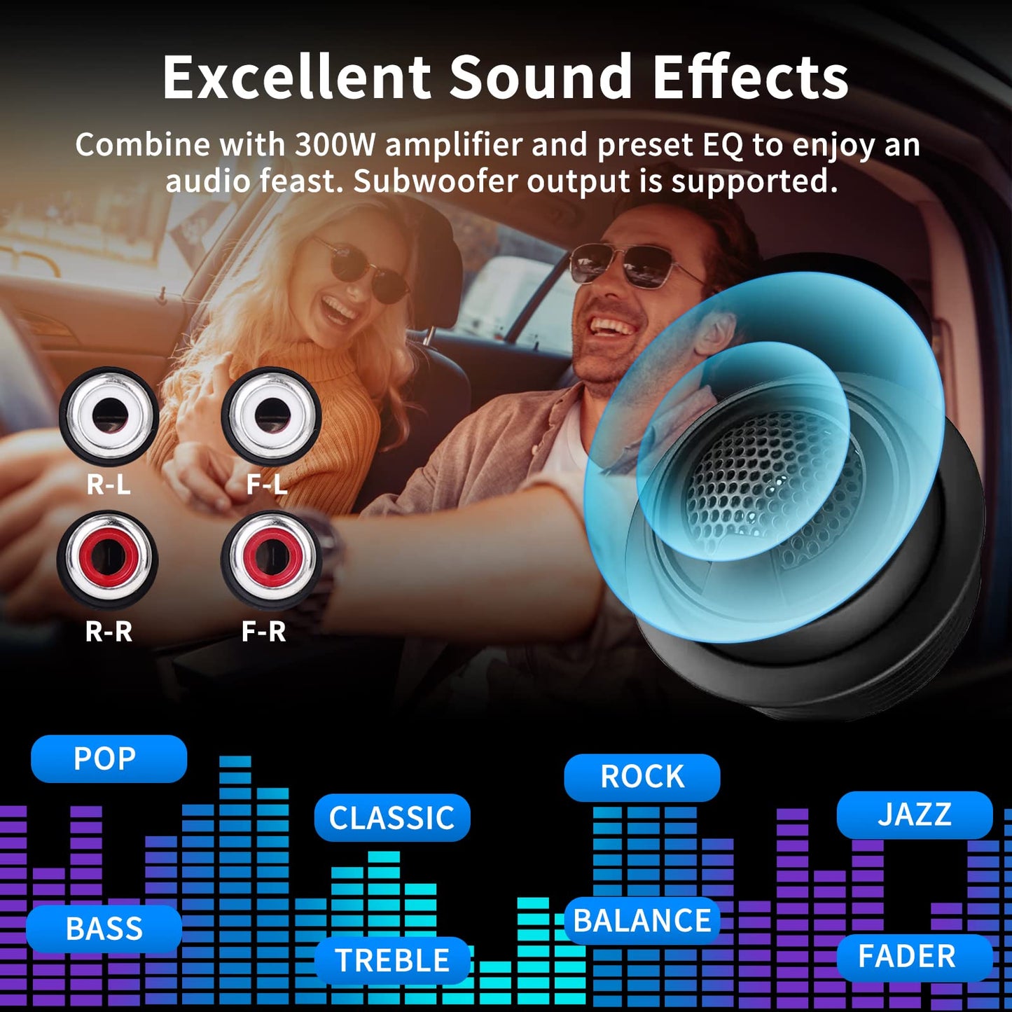 Bluetooth Single Din Car Radio: Marine Stereo Receivers - Multimedia Car Audio With Am Fm Usb Sd Aux-In 2.1A Quick Charge App Co