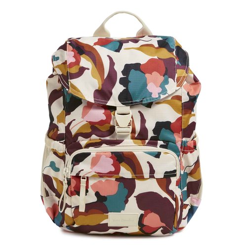 Vera Bradley Ripstop Campus Daytripper Backpack, Immersed Blooms Jewel