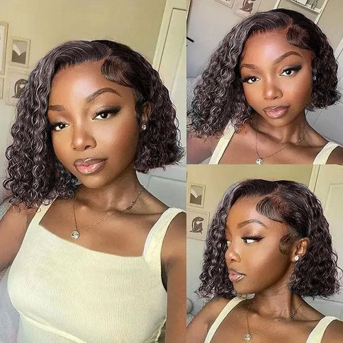 Fabimiya P4/GREY Human Hair Bundles 20 22 24 inch Jerry Curly Wave Human Hair Bundles Highlight Chocolate Grey Unprocessed Soft Sewn In Hair with Double Weft for Black Women