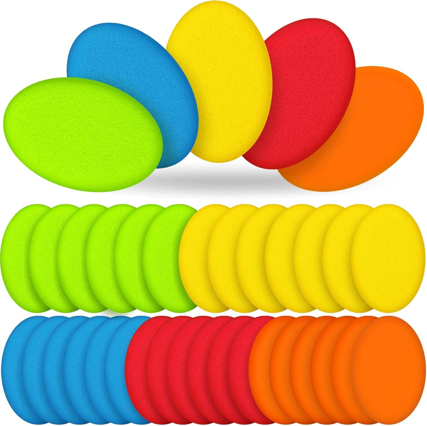 Jexine 30 Pieces Pottery Sponge for Clay Ceramics Pottery Clay Sponge Cleanup and Shaping Mud Tool Supplies for All Ceramic Artists