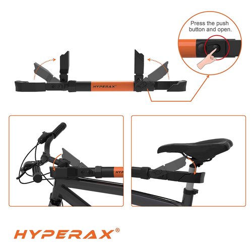 HYPERAX Special Combo - Step Thru Adapter with Protective Pads for Ebikes MTB and Step-Thru Ebike