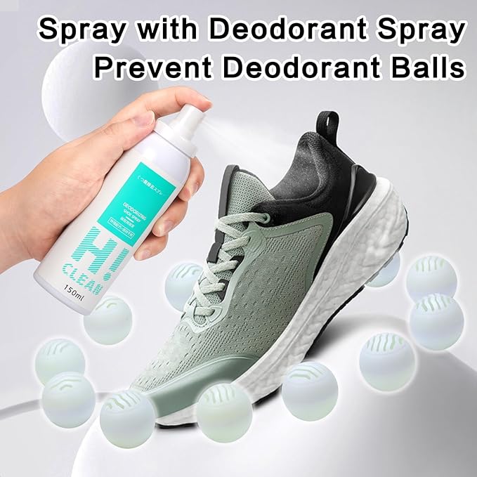 Sneaker and Shoe Deodorizer BOLL Shoe Freshener Spray- Long Lasting Shoe Freshener Shoe deodorizer spray perfect for taking funk away from your smelly Sneakers, Work Shoes, Athletic Shoes