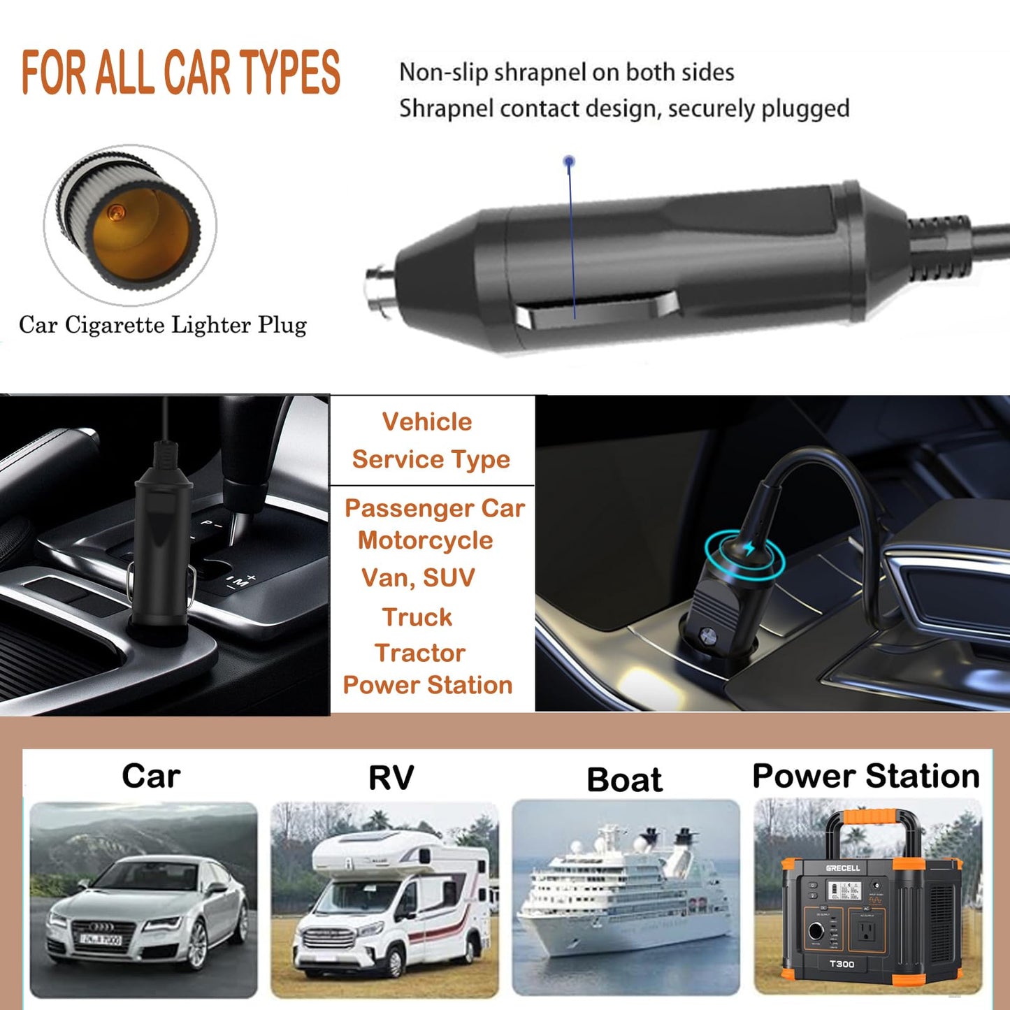 Metasources Car DC Adapter Compatible with Cpaphero BPS Freedom cpap Battery 160 160W CPAP Battery Backup Power Supply 160 wh Rechargeable Lithium-ion 10V-28V Charger