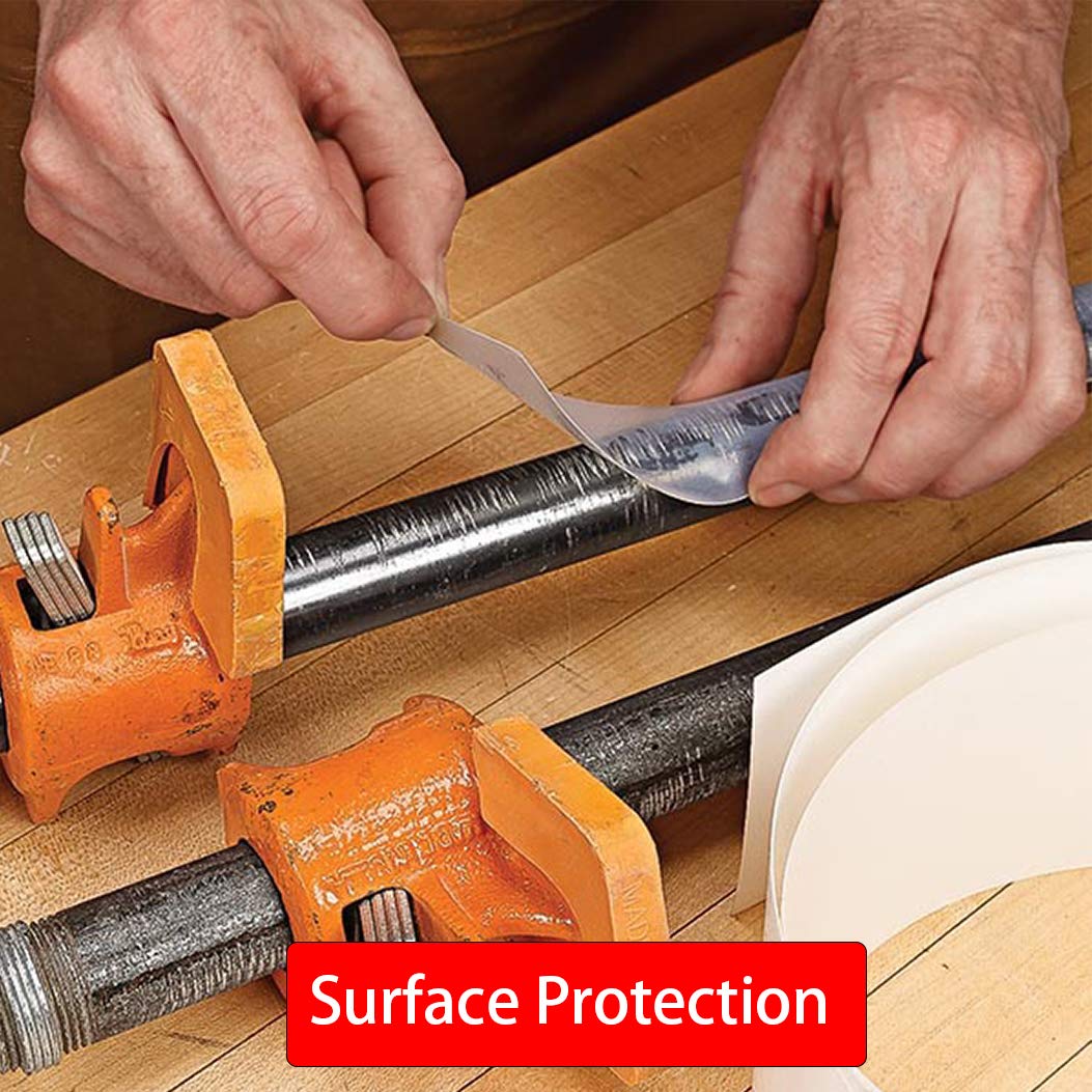 APT, UHMW (Ultra-high Molecular Weight) Polyethylene Tape, Resists Abrasion, Impact, for Surface Protection and Friction and Noise Reduction for Lining Sliding Surfaces. (0.5" x 5Yds, 10 Mil UHMW)