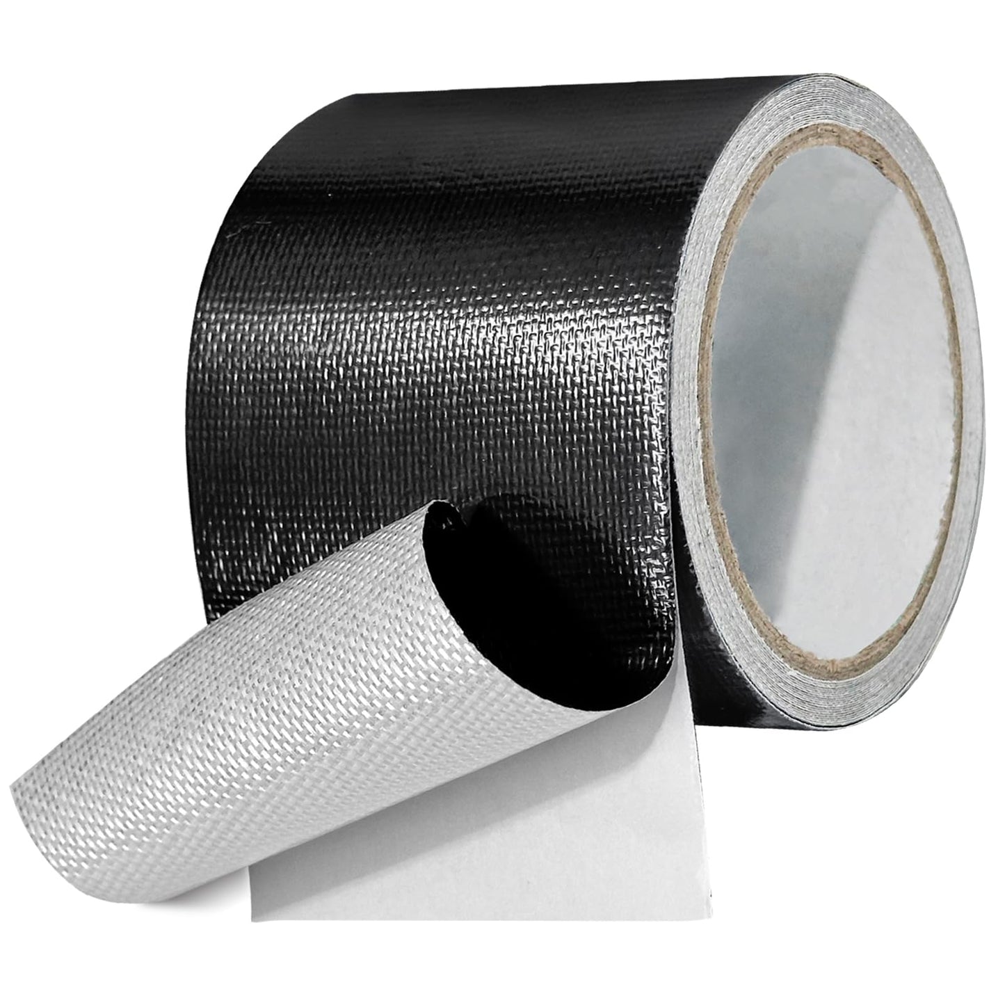 Tikfoam Waterproof Repair Tape for Fabric, Awning, RV Roof, Underbelly, Tarp, Tent, Sail and Boat Cover Outdoor Repair Patch, Heavy Duty, UVproof, Multipurpose Black