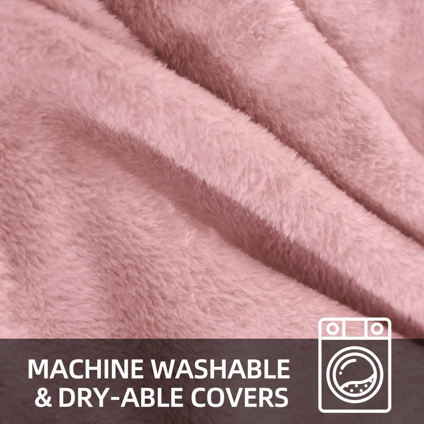 Big Bean Bag Chairs for Adults 6FT Bean Bag Chair with Filler Included Memory Foam Chair Super Soft Plush, Living Room Furniture, Suitable for bedrooms, Dorm Reading Lounge Chairs(Pink)