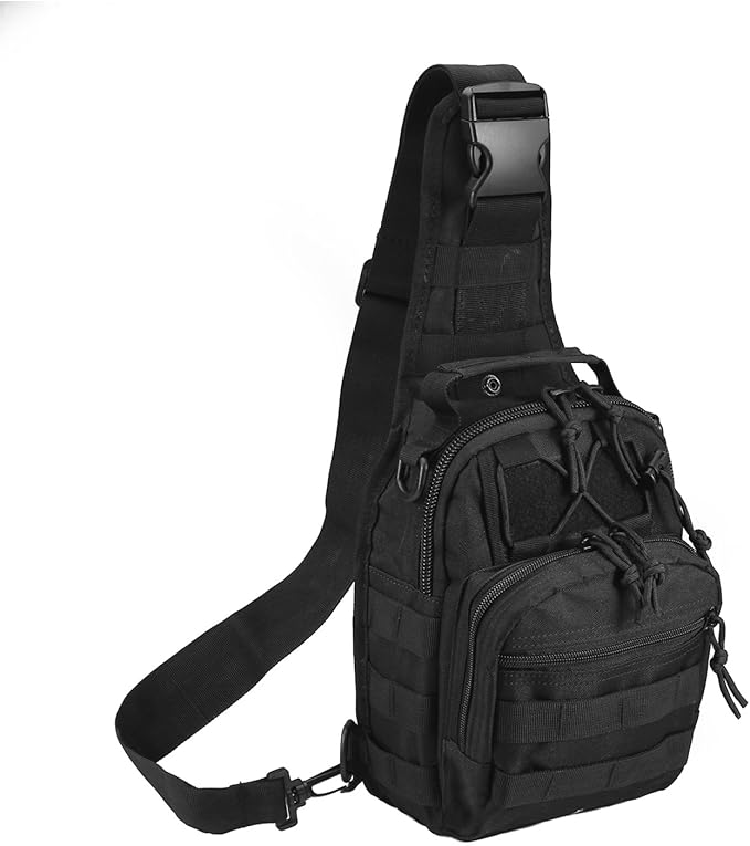 Novemkada Tactical Shoulder Bag,1000D Outdoor Military Sling Daypack Backpack