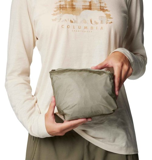 Columbia Womens Arcadia II Waterproof Rain Jacket, Safari, Medium