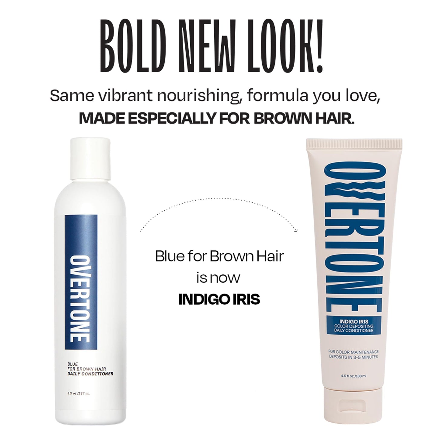 Overtone Daily Color Depositing Conditioner - 4.5 oz Temporary Coloring Conditioner w/Shea Butter & Coconut Oil - Refresh Color