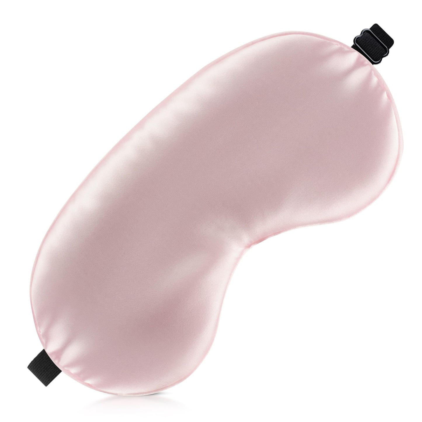 Loomluxe Sleep Mask Silk Eye Mask for Men Sleeping Mask, Adjustable Elastic Strap for Night Shading Sleep Mask, Soft and Comfortable for Both Men and Women(Pink)