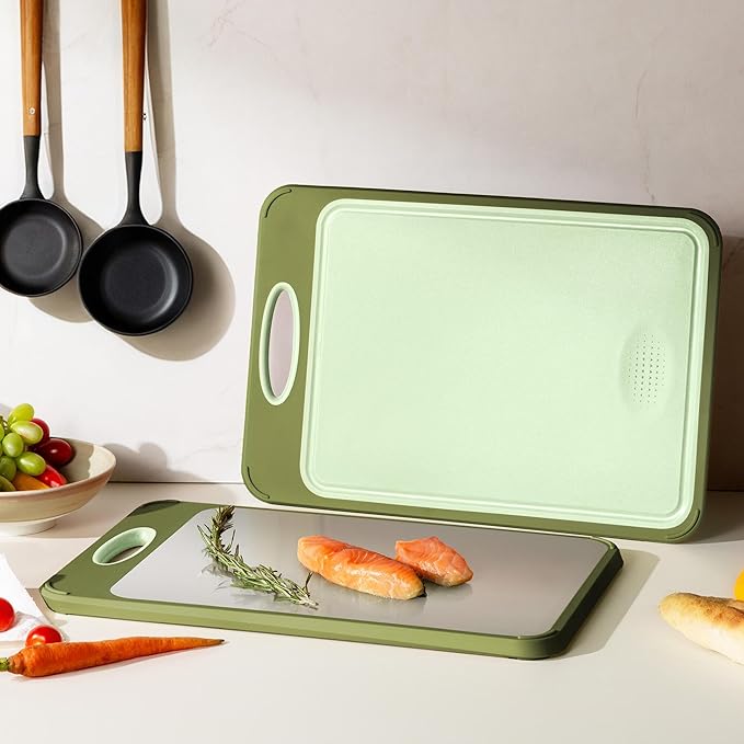 2 in 1 Stainless Steel Cutting Board with Handle Chopping Double Sided Mama Mommy Busy Mom Ever Christmas Xmas Birthday Law Step Stepmom Stepmother Who Have Everything Good Unique Useful Present