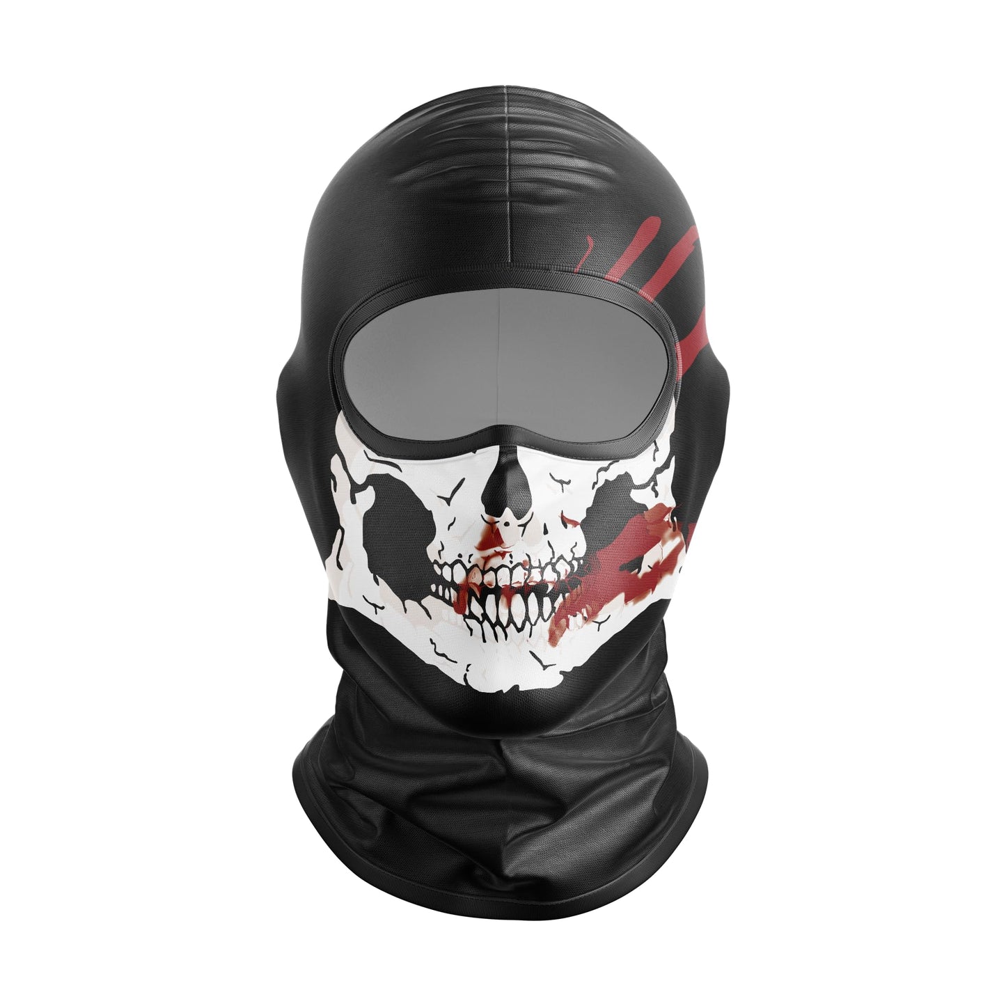 GOPEPOO 2-Pack Ghost Balaclava Face Mask for Men Women Scary Skull Skeleton Cosply Costume Halloween Airsoft Paintball Cycling Motorcycle Black